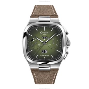 Glashuette Original Vintage 1-37-02-09-02-62 | 40mm Green Automatic Watch