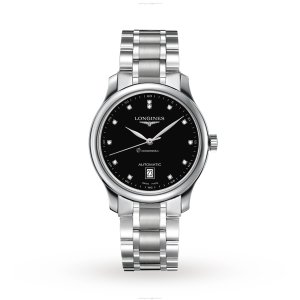 Longines Master Collection Automatic Watch - Black Dial | 38.5mm Stainless Steel