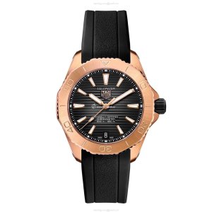 TAG Heuer Aquaracer 40mm Automatic Black Dial | 18ct Rose Gold