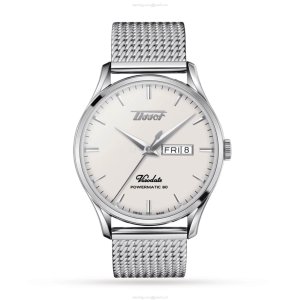 Tissot T-Heritage Automatic Watch - 42mm Stainless Steel - Silver Dial