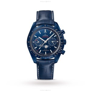 Omega Speedmaster Blue Ceramic Automatic Replica Watch | 44mm