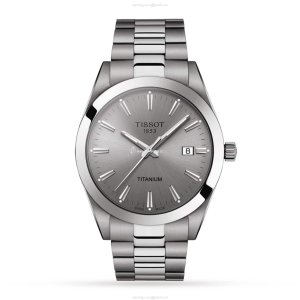 Tissot T-Classic Titanium Quartz Watch - 40mm Silver Dial - 100M Water Resistant