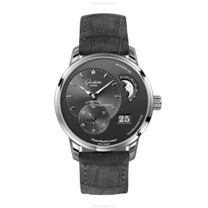 Glashuette Original Pano Automatic Grey Watch - 40mm Stainless Steel