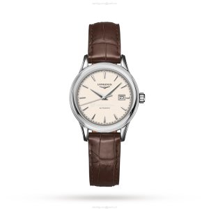 Longines Flagship L43744792 | 38.5mm Automatic Watch | White Dial & Steel