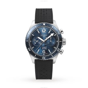 Glashutte Original SeaQ Blue Dial Automatic - 43.2mm Stainless Steel Watch