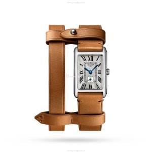 Longines Dolce Vita L5255471B | Silver Dial | Stainless Steel & Calfskin