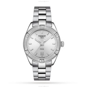 Tissot T-Classic Quartz Watch - 36mm Stainless Steel Silver Dial - 100M Water Resistant