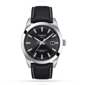 Tissot T-Classic Automatic Watch - 40mm Black Dial & Stainless Steel Case