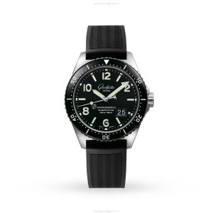 Glashuette Original SeaQ Automatic Black - 43.2mm Stainless Steel - 300m Water Resistant