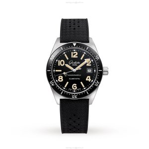 Glashuette Original SeaQ 39.5mm Automatic Black Dial - Stainless Steel