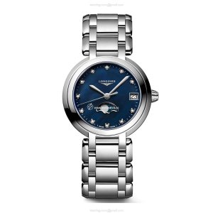 Longines Prima Luna L81154986 | Blue Dial | Diamond Markers | 30.5mm