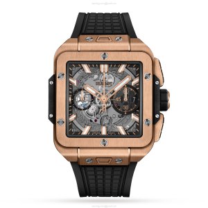 Hublot Square Bang 821.OX.0180.RX - 42mm 18ct Rose Gold Automatic Skeleton