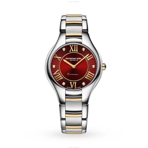 Raymond Weil Noemia 5132-STP-00456 | Red Dial | 32mm Stainless Steel