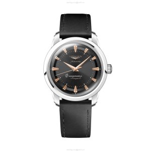 Longines Conquest Automatic Watch - 38mm Stainless Steel Black Dial