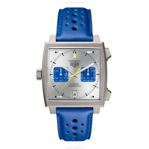 TAG Heuer Monaco CAW218C.FC6548 - Titanium Automatic Silver Dial - 39mm