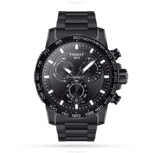 Tissot T-Sport Chrono Black Watch - 45.5mm Stainless Steel - Quartz
