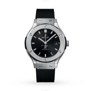 Hublot Classic Fusion Titanium Automatic Watch - 38mm Black Dial