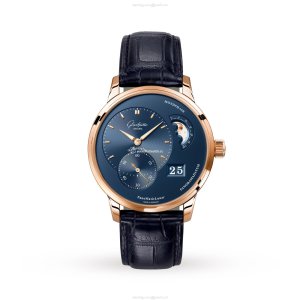 Glashuette Original Pano Automatic - 18ct Rose Gold Blue Dial Replica Watch