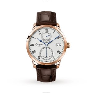 Glashuette Original Senator 1-58-01-02-05-30 | 18ct Rose Gold Manual Winding