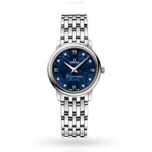Omega De Ville Prestige Orbis | 27.4mm Stainless Steel | Blue Dial | Quartz