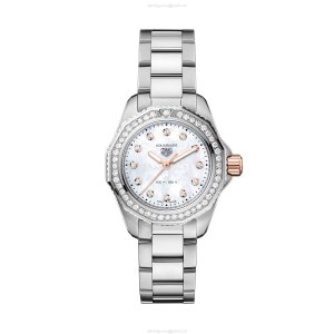 TAG Heuer Aquaracer WBP1451.BA0622 | 30mm Quartz | Mother of Pearl & Diamonds