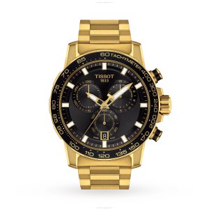 Tissot T-Sport Quartz Watch - 45mm Black Dial - Stainless Steel & PVD