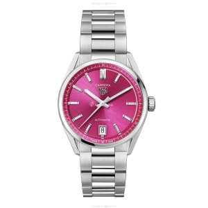 TAG Heuer Carrera Automatic Pink Dial - 36mm Stainless Steel Watch