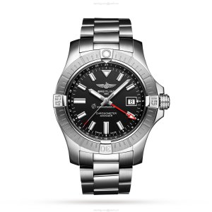 Breitling Avenger Automatic Black Watch - 43mm Stainless Steel