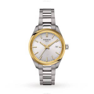 Tissot PR 100 Silver Dial Quartz Watch for Women - 34mm Stainless Steel