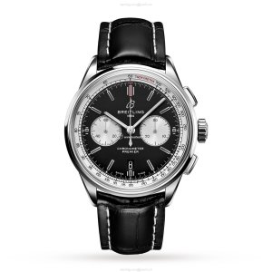 Breitling Premier AB0118371B1P1 | 42mm Stainless Steel Automatic Black Watch