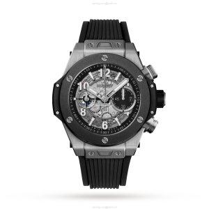 Hublot Big Bang 421.NM.1170.RX - 44mm Titanium Automatic Watch - Black Dial