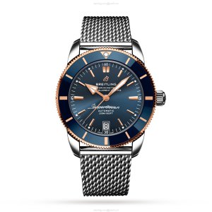 Breitling Superocean Heritage 42mm Automatic Blue Dial - Stainless Steel & Rose Gold