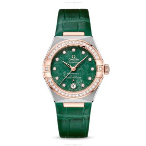 Omega Constellation 29mm Green Dial | Automatic | Stainless Steel & Rose Gold