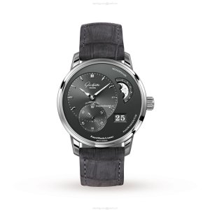 Glashuette Original PanoMaticLunar Grey Dial | 40mm Stainless Steel | Automatic