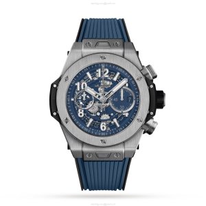 Hublot Big Bang 421.NX.5170.RX - 44mm Titanium Automatic Blue Replica