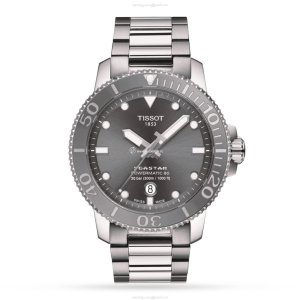 Tissot T-Sport Seastar Automatic Grey Dial - 43mm Stainless Steel Watch