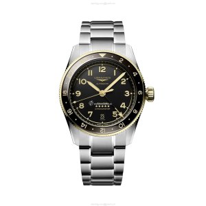 Longines Spirit L38025536 | 39mm Automatic Grey Dial | Yellow Gold Plated