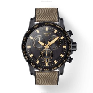Tissot T-Sport Chrono Black Dial 45.5mm Stainless Steel PVD Watch