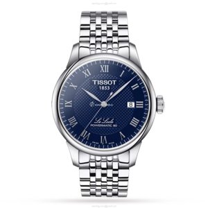 Tissot T-Classic Automatic Blue Watch - 40mm Stainless Steel - Roman Numerals