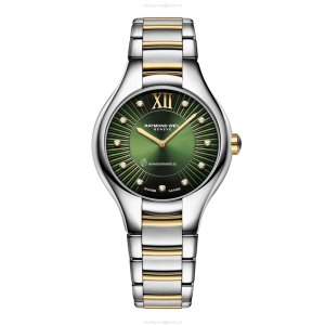 Raymond Weil Noemia 5124-STP-52181 | 24mm Green Dial | Stainless Steel Quartz Watch