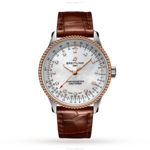 Breitling Navitimer Automatic - 35mm Stainless Steel & Mother of Pearl Dial