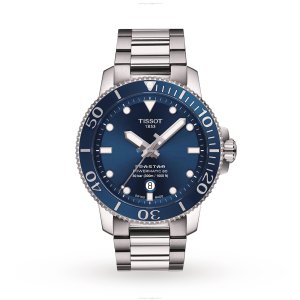 Tissot T-Sport Seastar Automatic Blue Dial 43mm Stainless Steel Watch