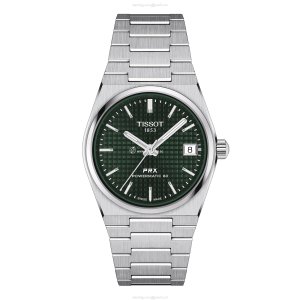 Tissot PRX 35mm Automatic Green Watch - Stainless Steel | 100M Water Resistant
