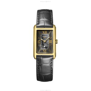 Longines Dolce Vita 18ct Yellow Gold Quartz Watch | 32mm Grey Dial