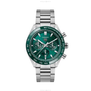 TAG Heuer Carrera CBN2A1N.BA0643 - Green Dial Automatic Watch - 44mm