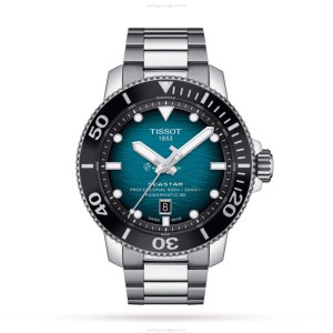 Tissot Seastar 2000 Automatic Green Dial - 46mm Stainless Steel - 600M Water Resistant