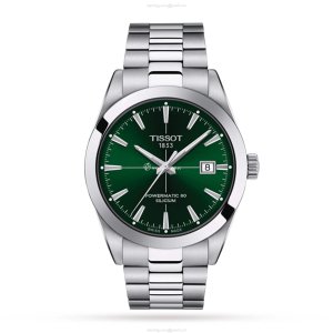 Tissot T-Classic Automatic Green Dial Watch - 40mm Stainless Steel