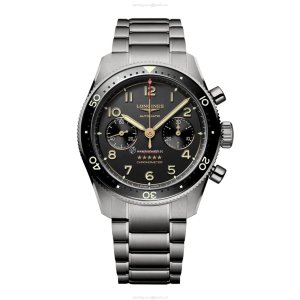 Longines Spirit L38211536 | 42mm Titanium & Ceramic Automatic Grey Watch