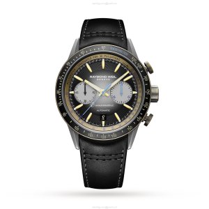 Raymond Weil Freelancer Titanium Automatic Black Watch - 43.5mm