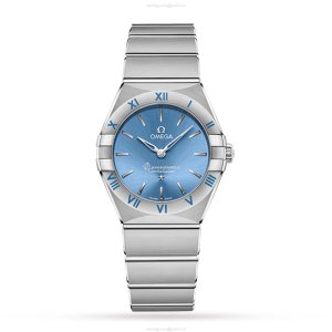 Omega Constellation 28mm Blue Dial Quartz Watch | Stainless Steel